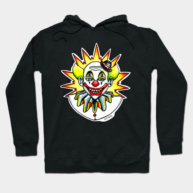 Clown Burst Hoodie by Golden Stag Designs